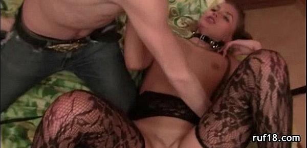  Teen Slut gets Whipped, Cuffed, and Stuffed BDSM XXX Hardcore Fucking